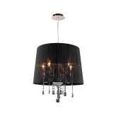 Valaisin Grönlund Crystal Big Black Pendant Light