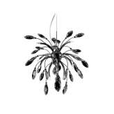 Valaisin Grönlund Copenhagen 54 Blackchrome Crystal Pendant Light