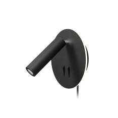 Valaisin Grönlund Bonn Round Matt Black