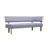 VAD AS Lean 3-seater with back and left armrest