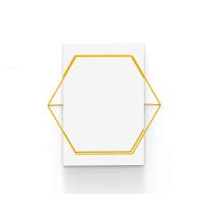 Untitled Story Untitled Mirror Hexa Yellow