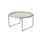 Trimm Copenhagen Terrazzo Table Frame Aluminium Grey
