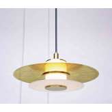 Trella Klein | Pendant - 24 inch (Klein etch / Satin brass)