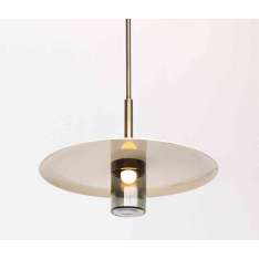 Trella Arthur | Pendant (White / Brown patina)