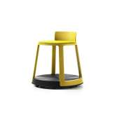 Toou Revo | Stool with Castor Base and Upholstery