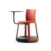 Toou Revo | Chair with castor Base, Tablet and Upholstery