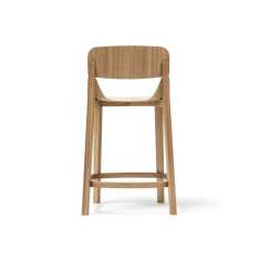 TON A.S. Leaf barstool low