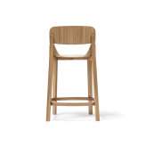 TON A.S. Leaf barstool low