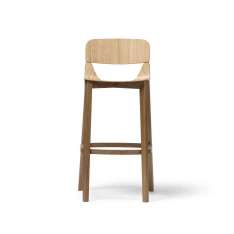 TON A.S. Leaf barstool high
