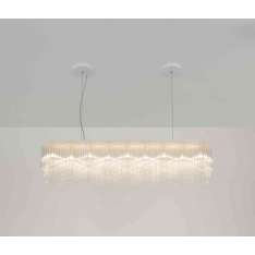 Tom Kirk Lighting Linear Chandelier Thin 1010mm powdercoated