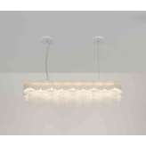 Tom Kirk Lighting Linear Chandelier Thin 1010mm powdercoated