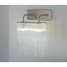 Tom Kirk Lighting GS Wall Light Figure 8 brushed nickel