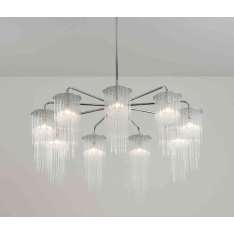 Tom Kirk Lighting GS Chandelier polished chrome