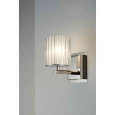 Tom Kirk Lighting Flute Wall Light ul nickel