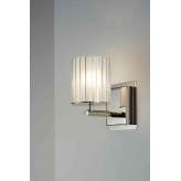 Tom Kirk Lighting Flute Wall Light ul nickel