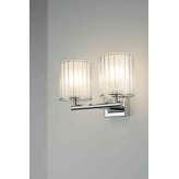 Tom Kirk Lighting Flute Wall Light Double IP44