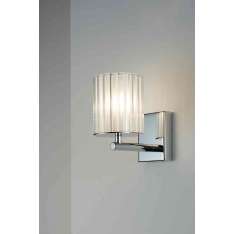 Tom Kirk Lighting Flute Wall Light chrome