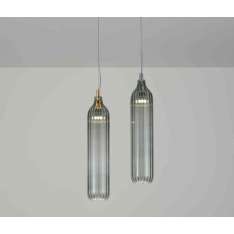 Tom Kirk Lighting Flute Pendant smoke