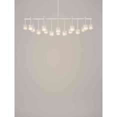 Tom Kirk Lighting Flute Beam Chandelier 16-arm