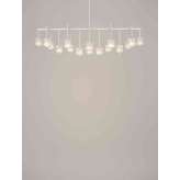 Tom Kirk Lighting Flute Beam Chandelier 16-arm
