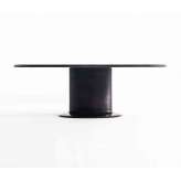 Time & Style Elliptical cylinder casting bronze table