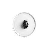 THPG Over-centre rotary switch white glass bakelite