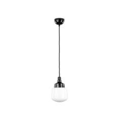 THPG Pendant lamp Bakelite opal glass, cone