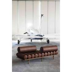 Tacchini Italia Five to Nine Daybed With Vis A Vis Backrest