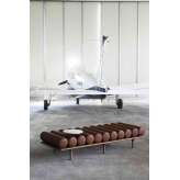Tacchini Italia Five to Nine Baybed With Concrete Table