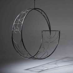 Studio Stirling Wheel Hanging Swing Chair - Ndebele Sharp Point