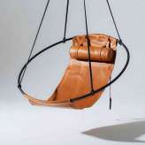 Studio Stirling Sling Hanging Chair - Soft Leather Ochre
