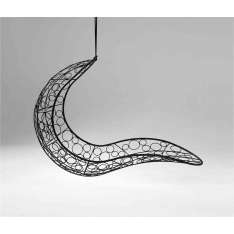 Studio Stirling Recliner Hanging Chair Swing Seat - Circle Pattern