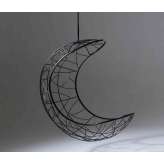 Studio Stirling Lucky Bean Hanging Chair Swing Seat Black