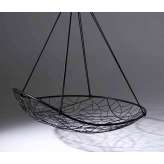 Studio Stirling Big Basket Hanging Lounger - Black
