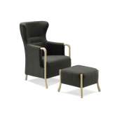 Stouby Claudia Armchair with footstool