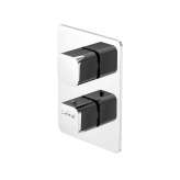 Steinberg 230 4133 3 Finish set for concealed thermostatic mixer with 2 way diverter