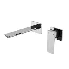 Steinberg 205 1814 3 Wall mounted single lever basin mixer (Finish set)