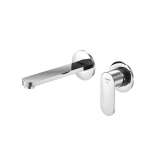 Steinberg 170 1804 3 Wall mounted single lever basin mixer (Finish set)
