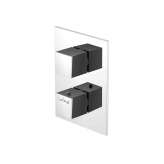 Steinberg 160 4133 Finish set for concealed thermostatic mixer with 2 way diverter
