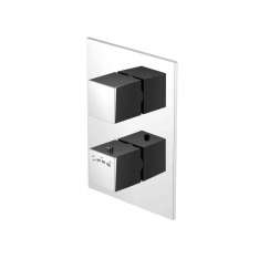 Steinberg 160 4103 Finish set for concealed thermostatic mixer with temperature and volume control