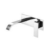 Steinberg 135 1854 3 Wall mounted single lever basin mixer (Finish set)