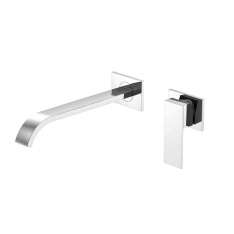 Steinberg 135 1824 3 Wall mounted single lever basin mixer (Finish set)