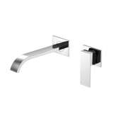 Steinberg 135 1814 3 Wall mounted single lever basin mixer (Finish set)