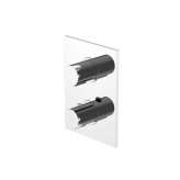 Steinberg 120 4133 3 Finish set for concealed thermostatic mixer with 2 way diverter