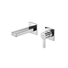 Steinberg 120 1804 3 Wall mounted single lever basin mixer (Finish set)