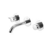Steinberg 100 1902 3-hole wall mounted basin mixer