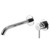 Steinberg 100 1824 3 Wall mounted single lever basin mixer (Finish set)