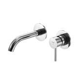 Steinberg 100 1804 3 Wall mounted single lever basin mixer (Finish set)