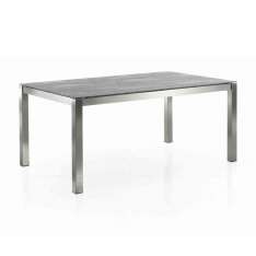 solpuri Classic Stainless Steel Ceramic Dining Table