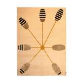 Softicated Tinged Leaves | Rectangular Rug (Scenery)